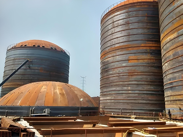 叉河镇焦粉钢板仓